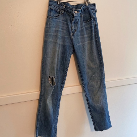 Levi Bootcut Ripped Jeans - Picture 2 of 5